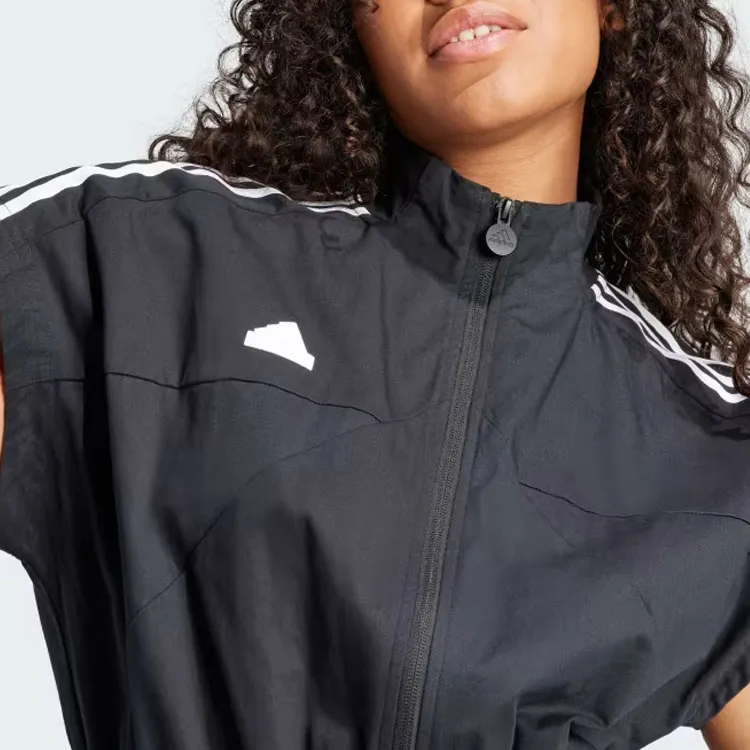 Adidas Tiro Woven Loose Jumpsuit Jumpsuit Women's Black-3