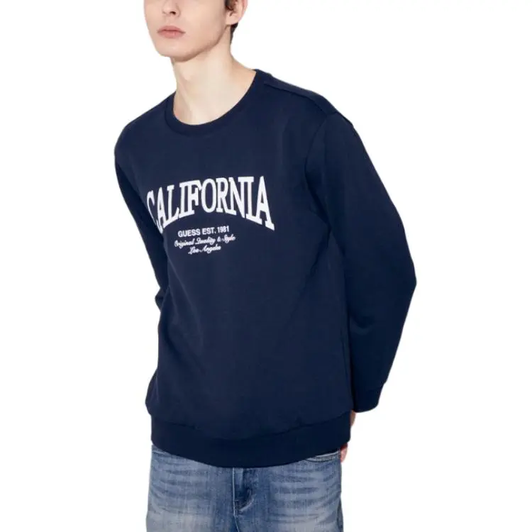GUESS T Shirt Unisex Dark Marine Blue-4
