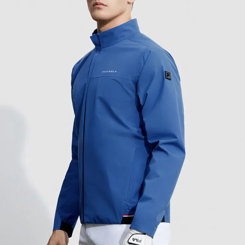FILA Golf Series Jackets Men Porcelain Blue-3