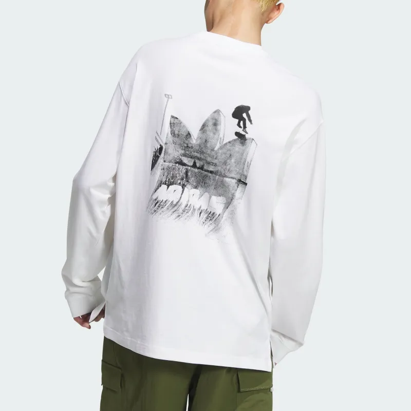 Adidas Originals CITY SKATE T-Shirts Men White L - POIZON