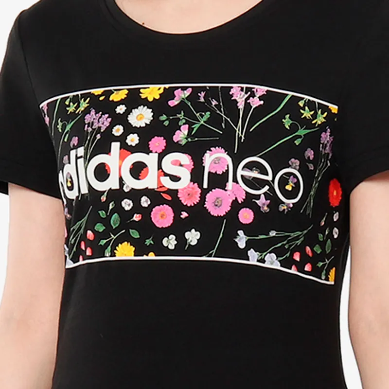 Adidas Neo T Shirt Women's Black-4