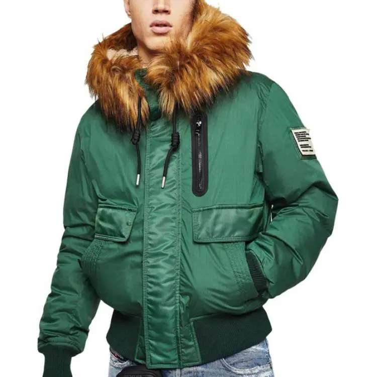 DIESEL Jackets Coats Men's Green-1