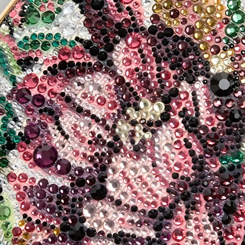 Valentino Faux Diamond Crossbody Bag Women's Multicolor-5