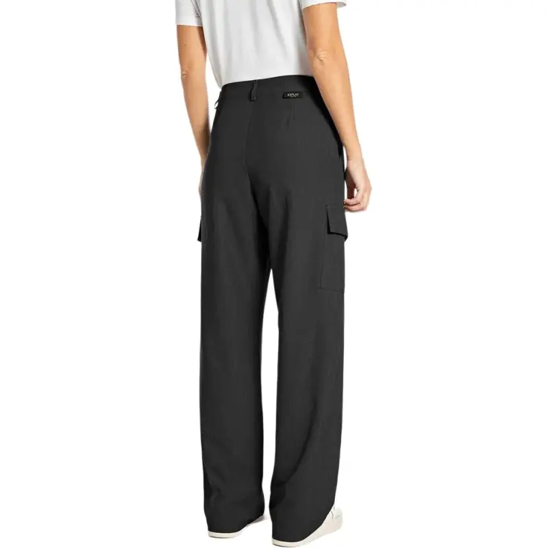 REPLAY Cargo Pants Women's Black-1