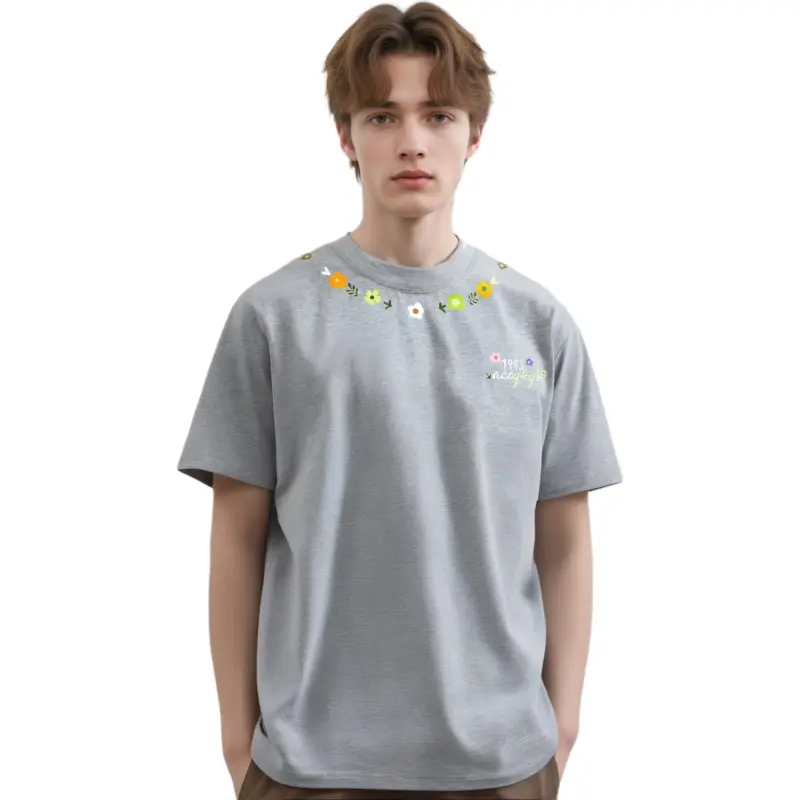YK&YB T Shirts Unisex Heather Gray-3
