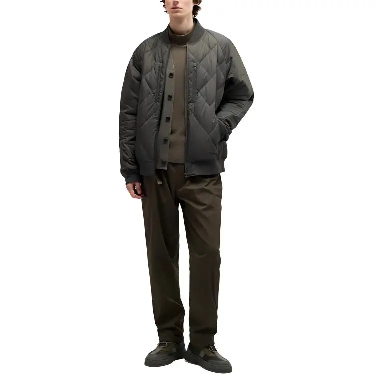 UNIQLO White Mountaineering Co titled Series Down Jacket Unisex Olive-4
