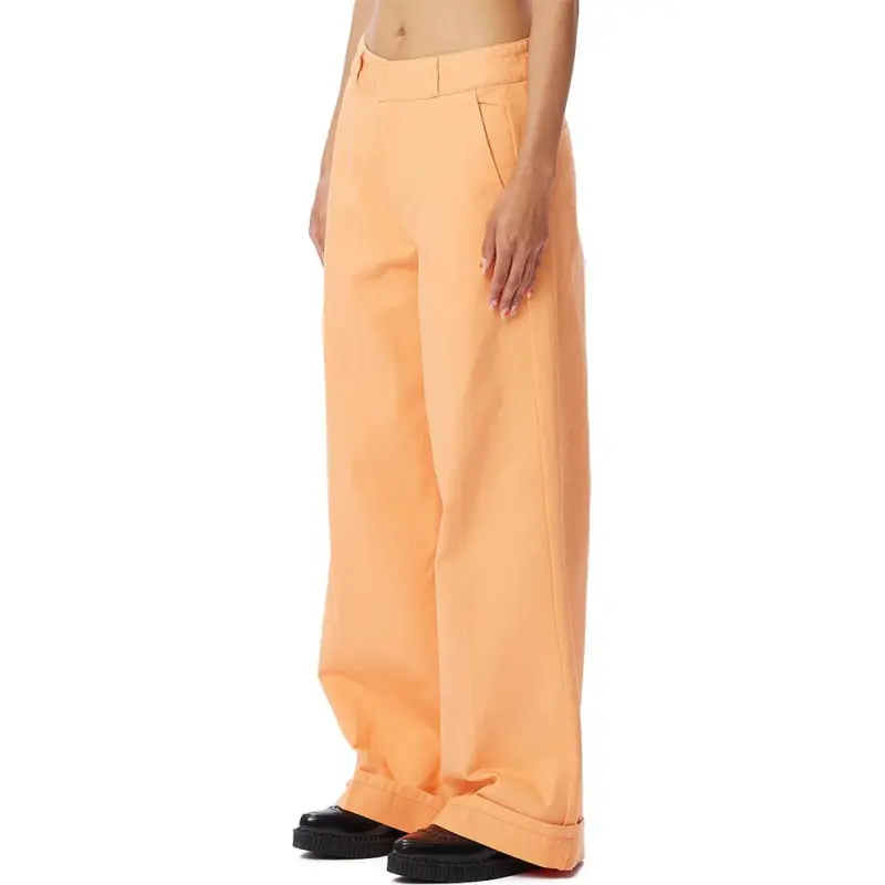 Obey Casual Pants Women's Orange-2