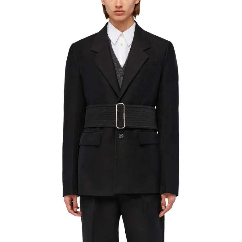 Ferragamo Wide Belt Blazer-1