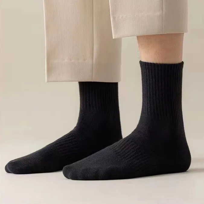WANANNI Mid Calf Socks Unisex 5 Pack-4