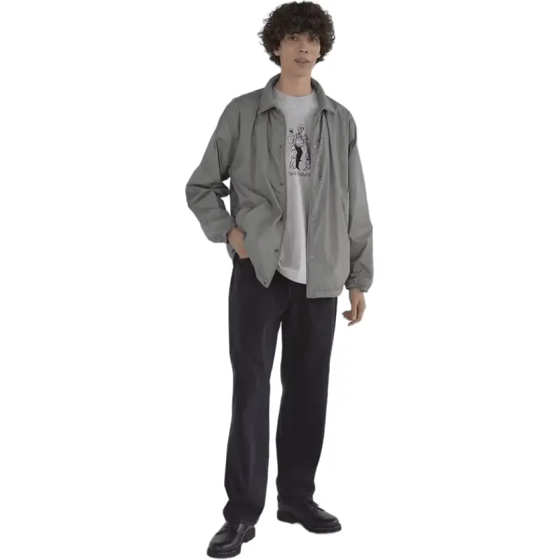 Thisisneverthat Long Field Collaboration Jackets Unisex Dark Gray-3