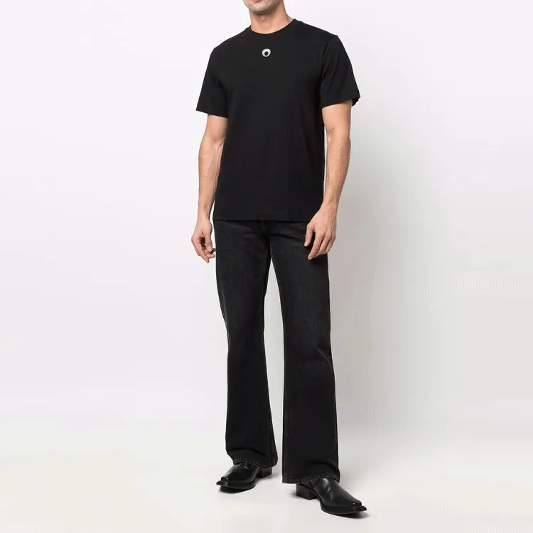 Marine Serre T Shirts Men Black-2
