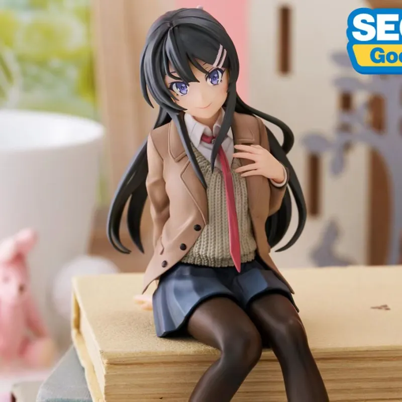 SEGA Mai Sakurajima Rascal Does Not Dream Of Bunny Girl Senpai Noodle Stopper Figure Bonus Gifts 14cm-4