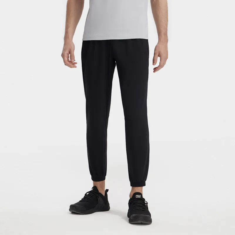 FILA Knitted Sweatpants Men Pitch Black-1
