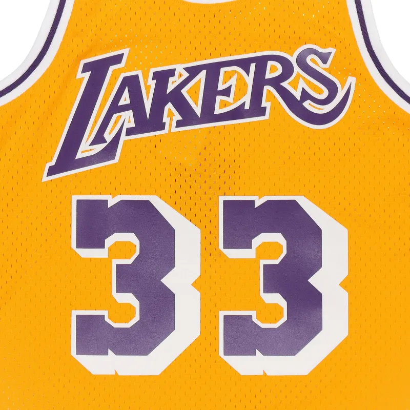 Mitchell & Ness Basketball Jerseys Unisex Yellow-3