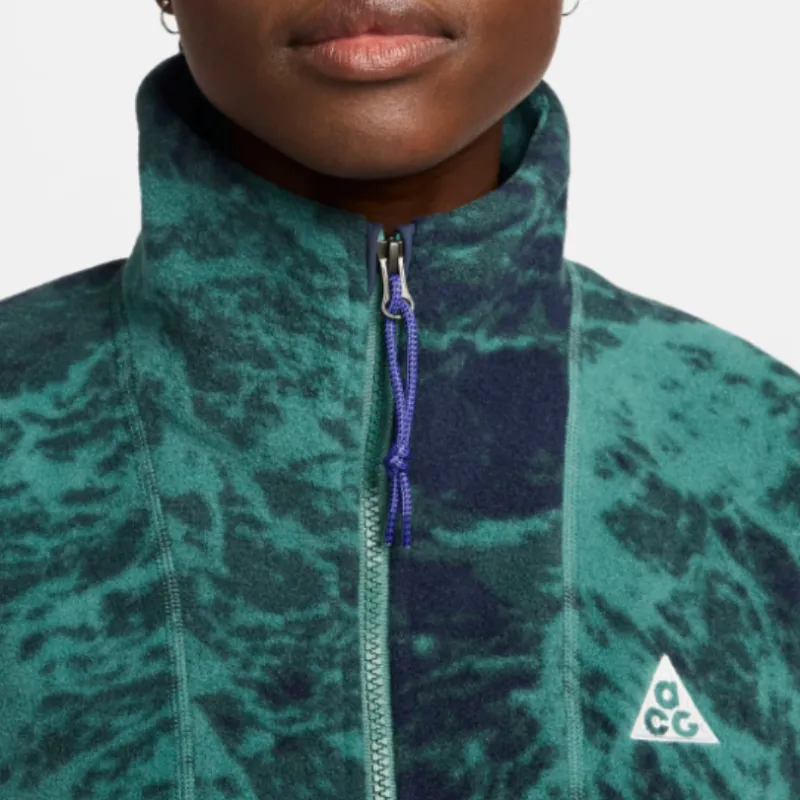 Nike 'Wolf Tree' Women's 1/2 Zip Pullover Printed Jacket-3