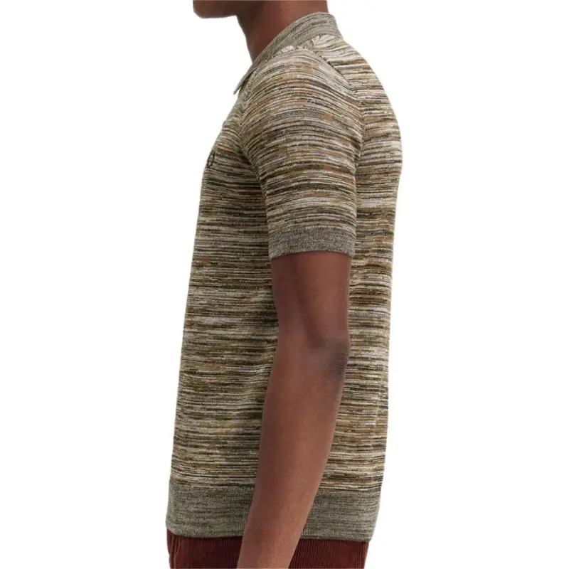 FRED PERRY Polo Shirt Men's Brown-4