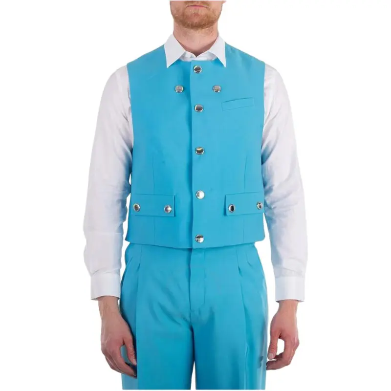 Burberry Vests Men Blue-2