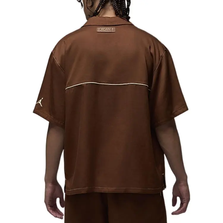 Jordan Apparel Shirts Men Brown-1