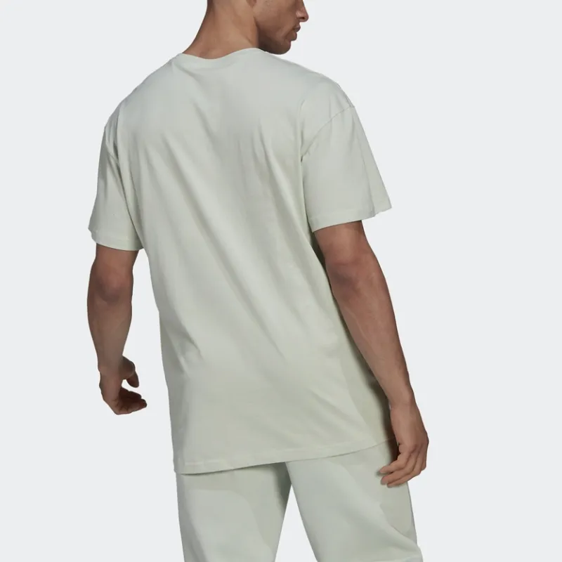 Adidas Drop Shoulder Sleeve T-Shirt Men's Matcha Green-3