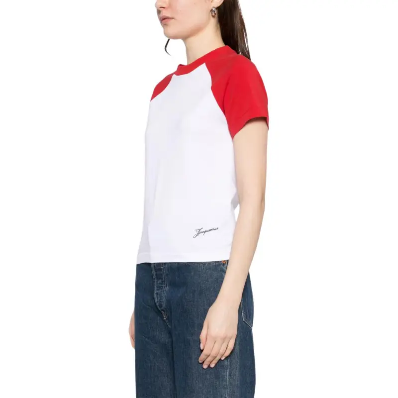Jacquemus Le Mini T Shirt Baseball 'Multicolor Red'-1