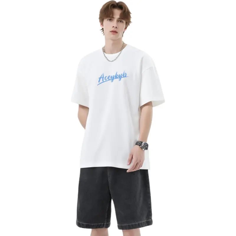 YK&YB T Shirts Unisex White-5