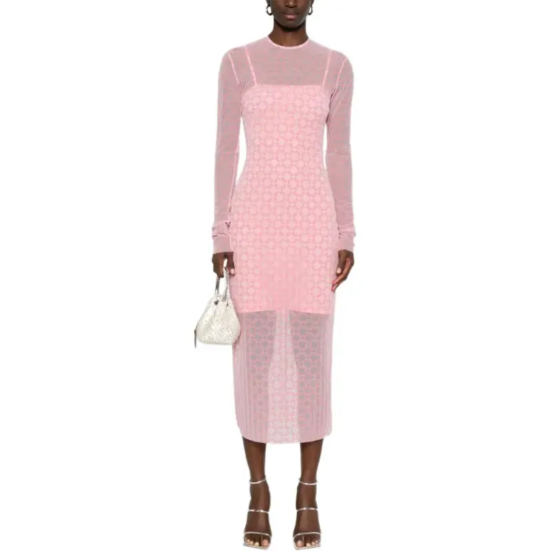 Givenchy Flocked logo Midi Dress-1