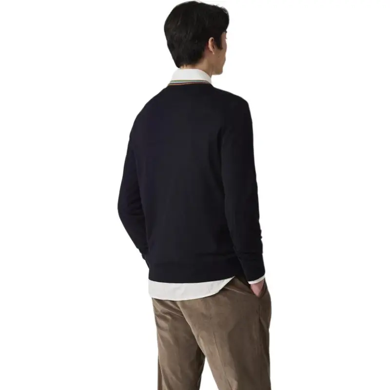 Paul Smith Signature Stripe Collar Crewneck Jumper-1