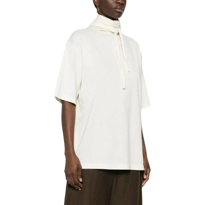 Lemaire Tie-neck T-shirt-2