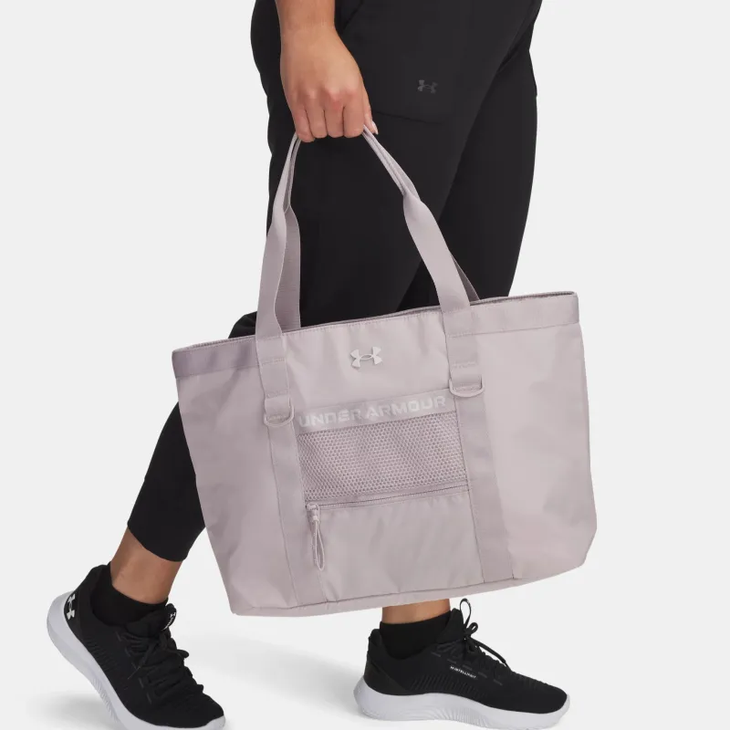 Under Armour Nylon Tote Bag, Shopping Bag, Handbag Regular Women's Pink-4