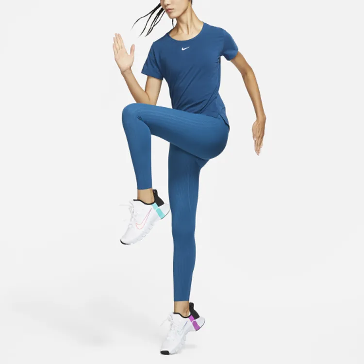 Nike T Shirt Women's Violet Blue-3