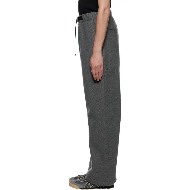 Onitsuka Tiger PANTS Knitted Sweatpants Men's Gray-4