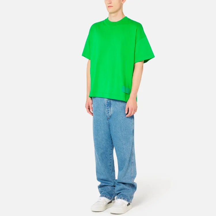 Ami Satin Label T Shirt-1