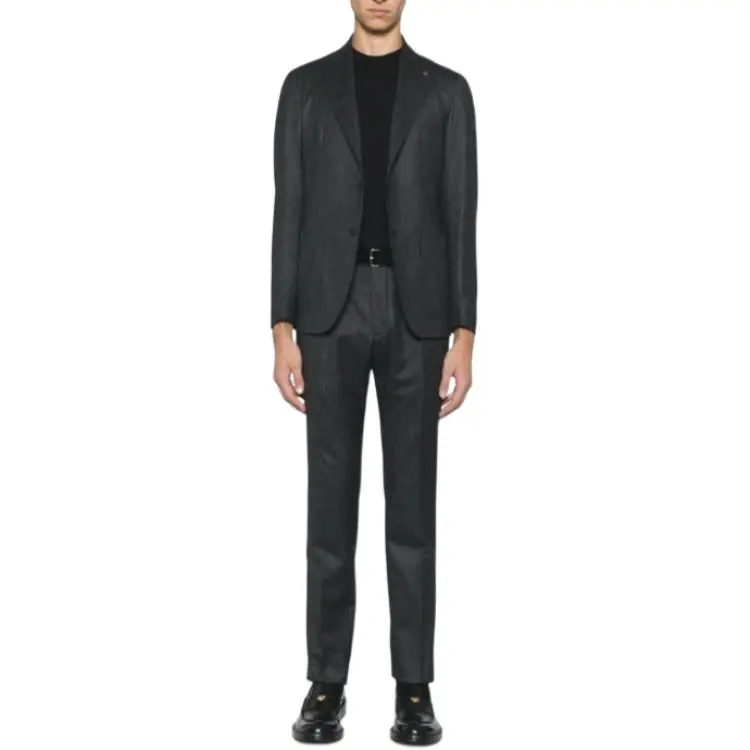Tagliatore Montecarlo Single Breasted Pinstriped Suit-2