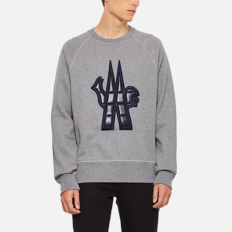 Moncler Grenoble Series Sweatshirts Men Dark Gray-2