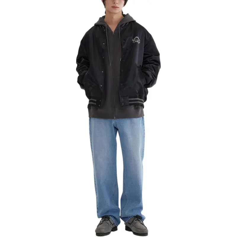 COVERNAT Baseball Jacket Men's Black-2