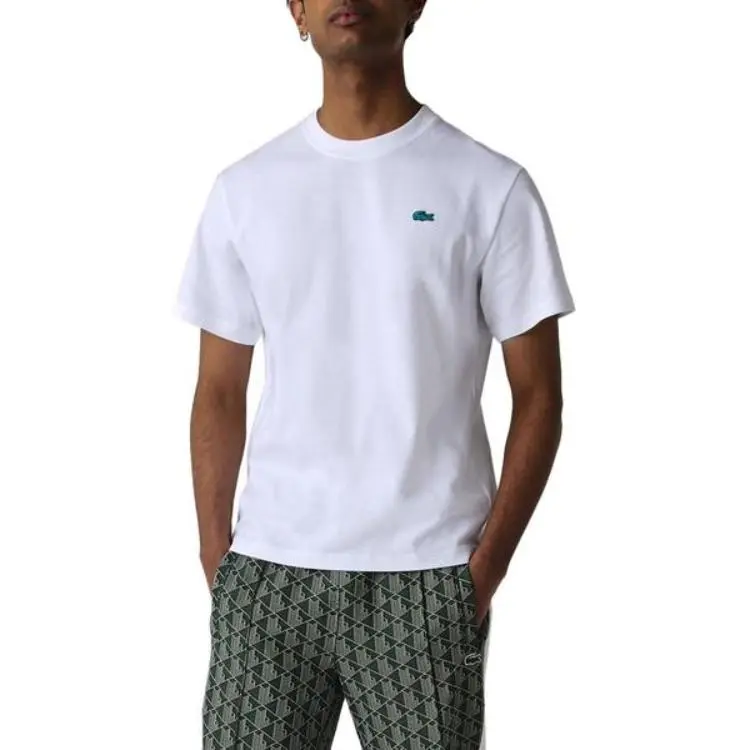 LACOSTE SS22 T Shirt Men's White-4