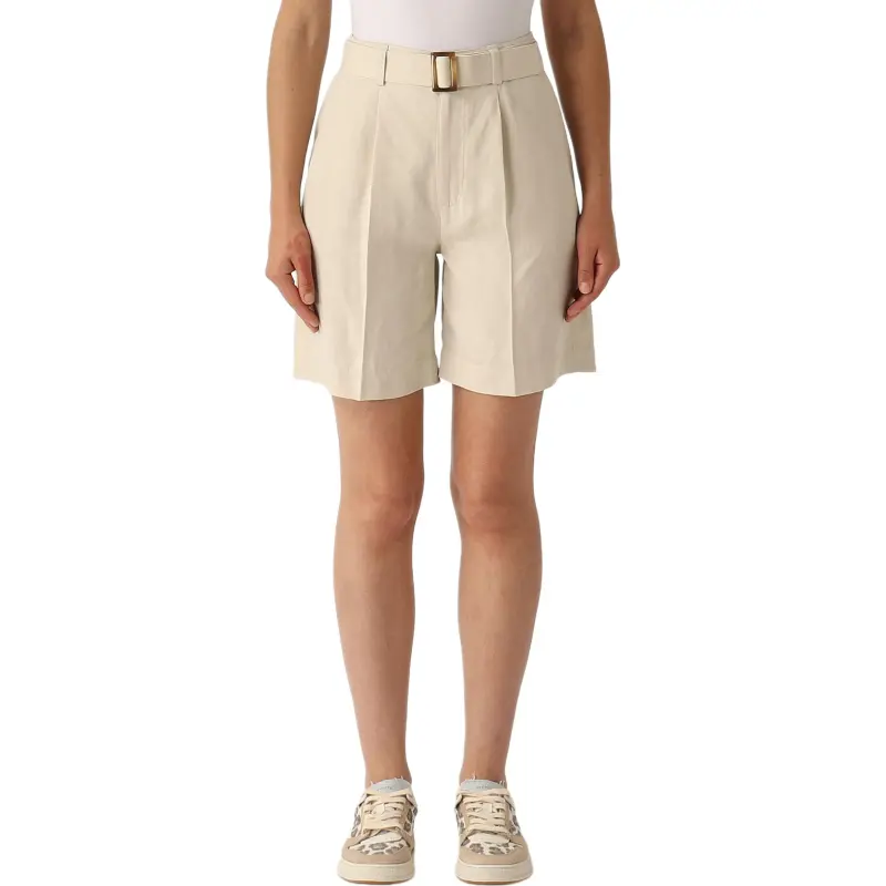 WOOLRICH Drapey Belted Shorts-2