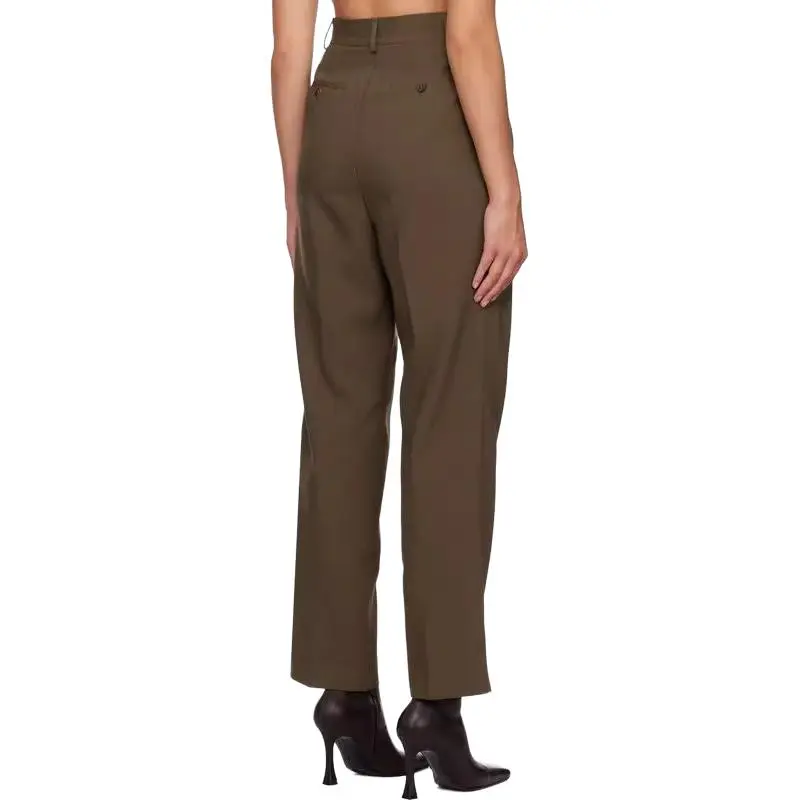 THE FRANKIE SHOP Casual Pants Women's Brown-1