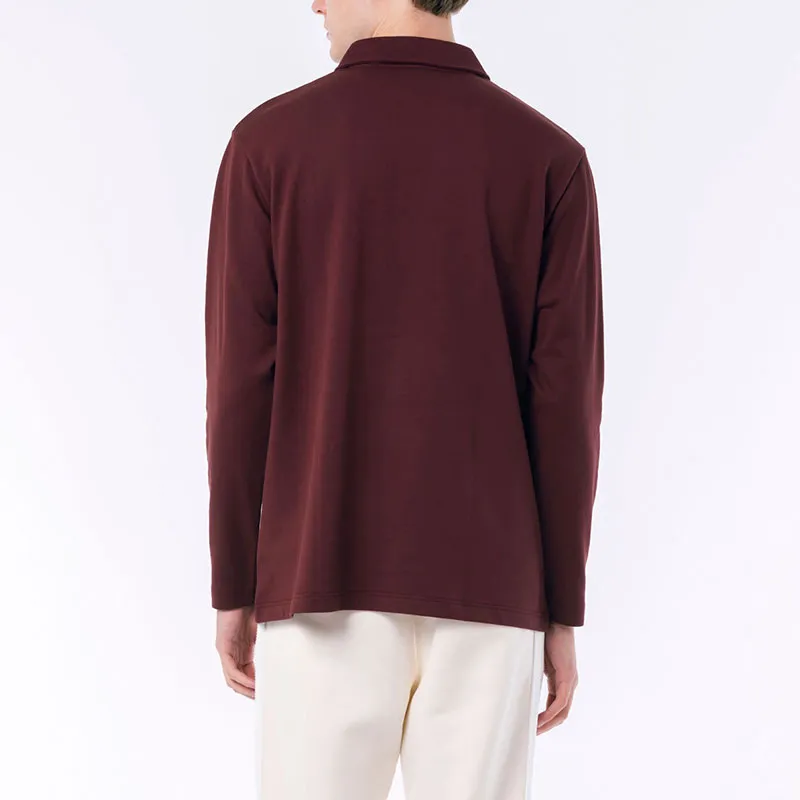LACOSTE Polo Shirt Men's Bordeaux Red-2