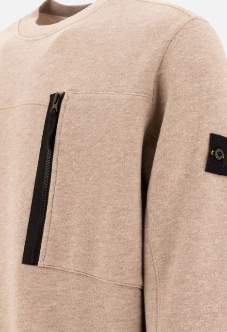 【送料&関税込】Stone Chest-pocket Front Yoke Sweatsh STONE ISLAND Chest-Pocket Front Yoke Sweatshirt - POIZON