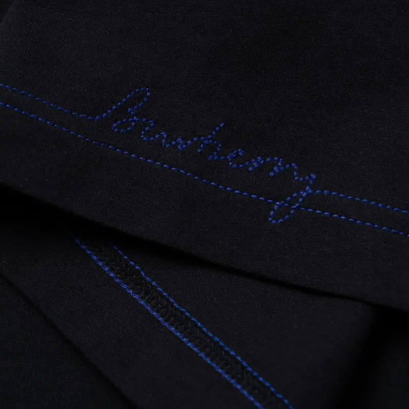 Burberry Logo Embroidered Crewneck T Shirt-11