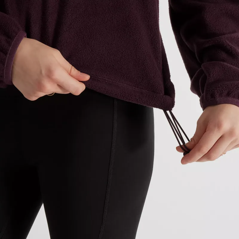 New Balance Half Zip Sweatshirt Women's Oak-4