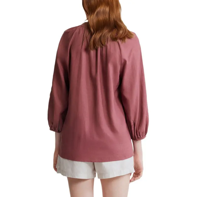 AIGLE SS24 Shirt Women's Plum Purple Red-3