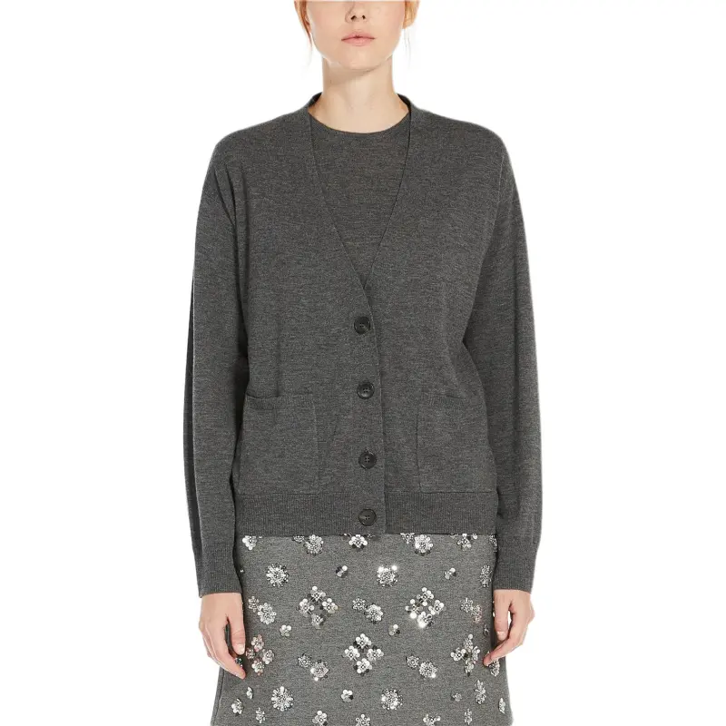 WEEKEND MaxMara Two Piece Button Up Knitted Twin Set-1