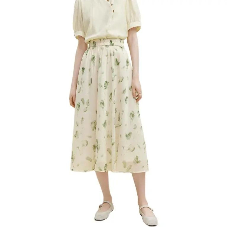 FANSILANEN Casual Long Skirt Women's-2