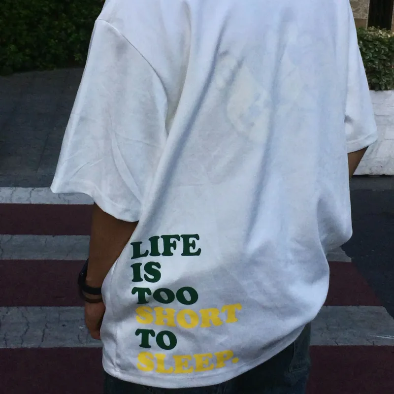 STAY UP LATE Short Sleeved T Shirts Unisex-3