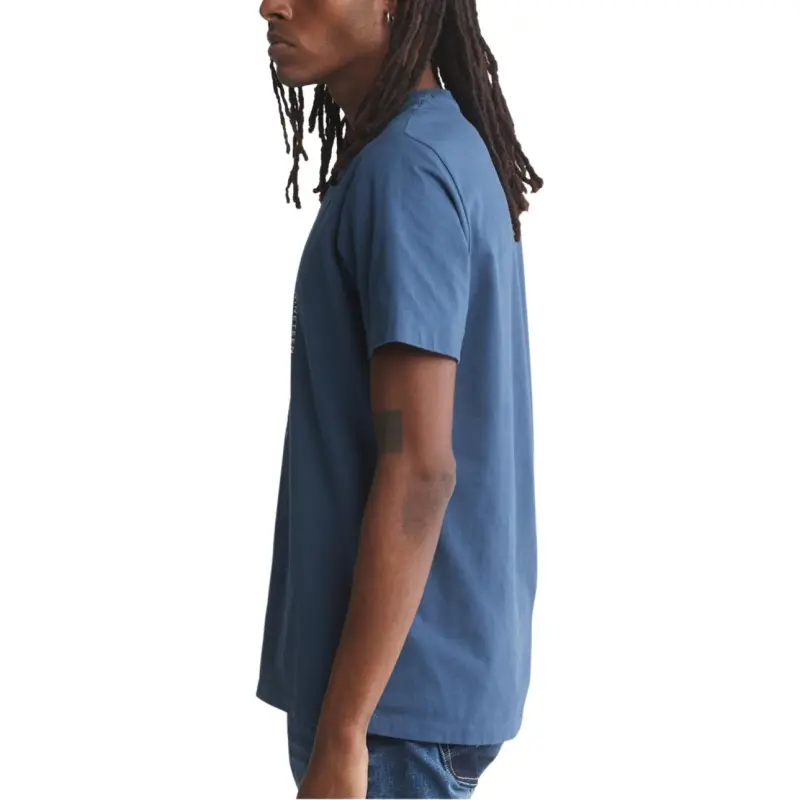 Timberland T Shirt Men's Dark Color Denim-3