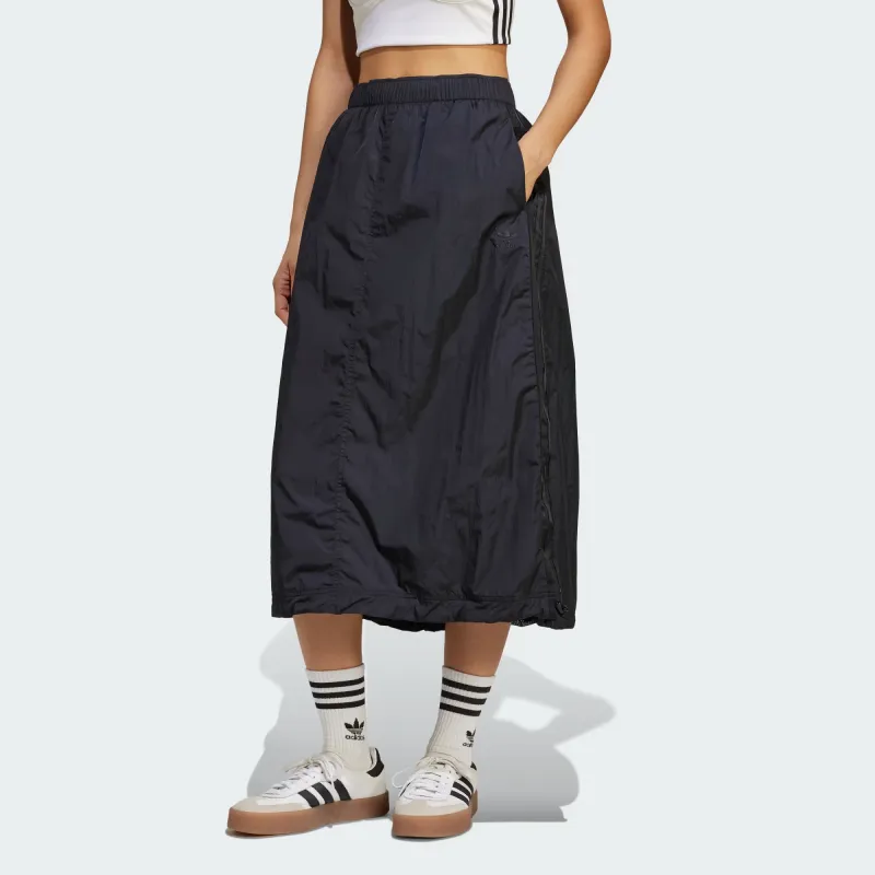 Adidas Originals SS25 Casual Long Skirts Women's Black-3