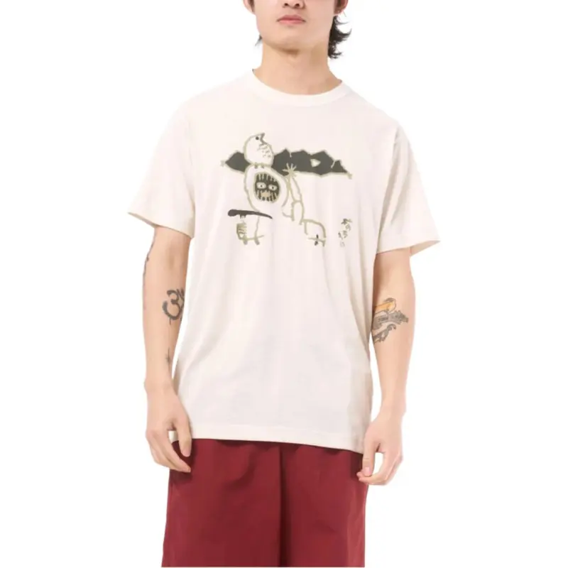 MONTBELL SS25 T Shirt Unisex Ivory White-2