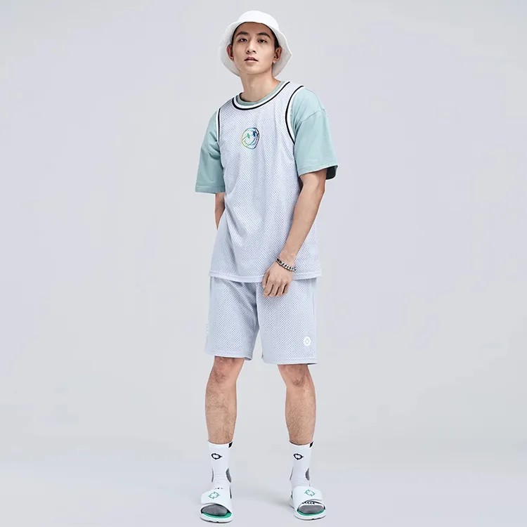 RIGORER Knitted Fabric Five Quarter Shorts Basketball Shorts Men's-12